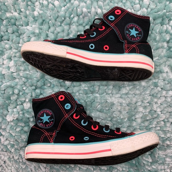 Converse All Star Canvas Chuck Taylor Aqua & Pink - Picture 7 of 15